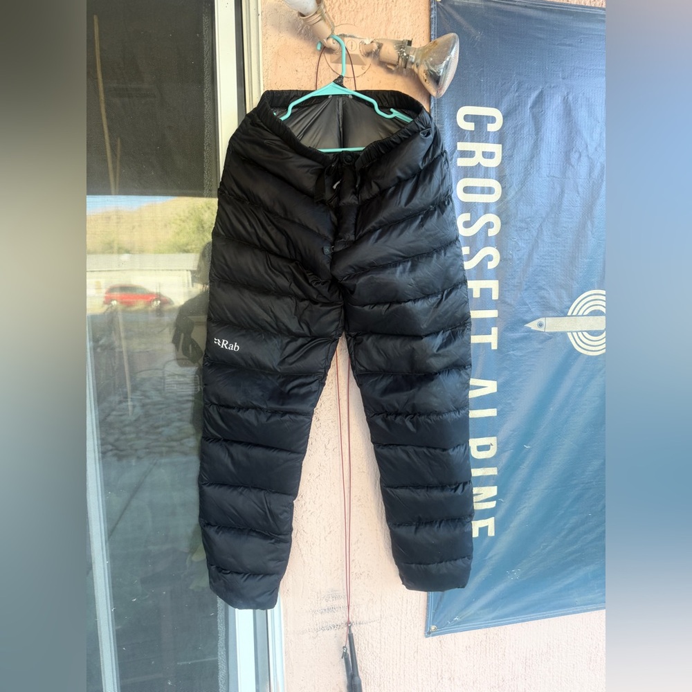 RAB argon puffy pants